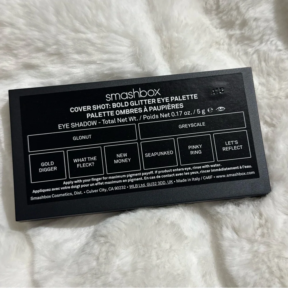 NEW Smashbox Cover Shot - Bold Glitter Eye Palette‎ NIB - Holographic Cover